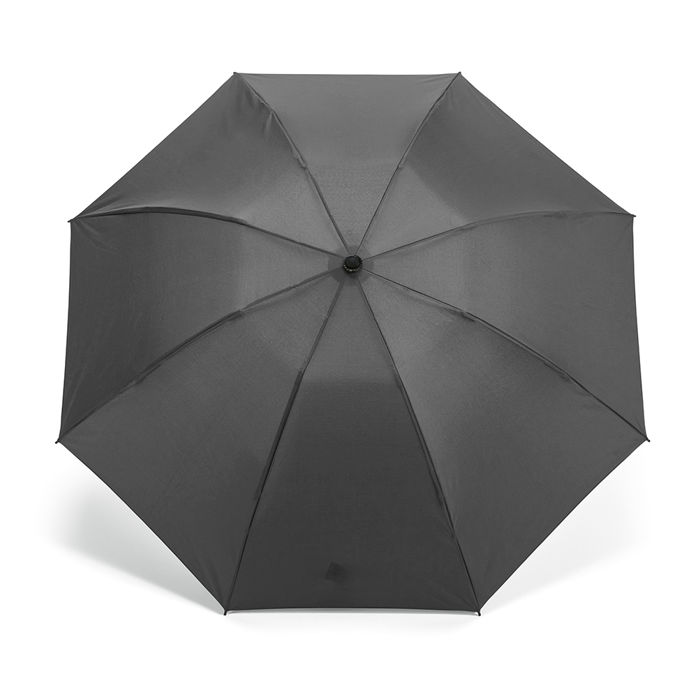 Parapluie à personnaliser rPET automatique Presley Gris foncé